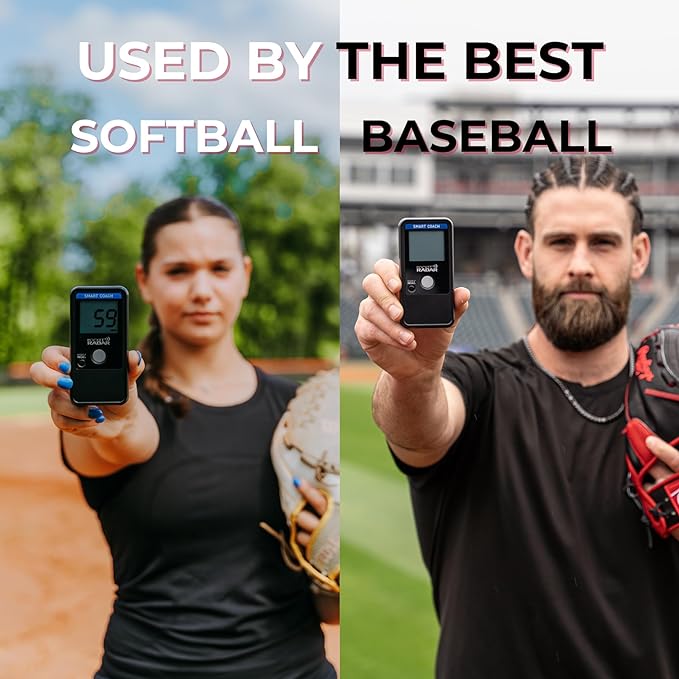 Pocket Radar Smart Coach - Speed Gun for Baseball, Hockey, Softball